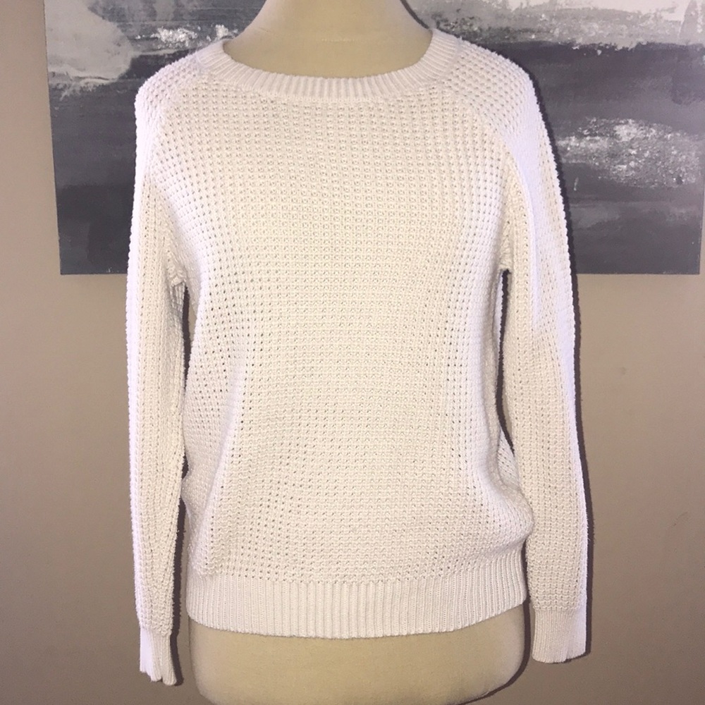 Forever 21 cream sweater, size S